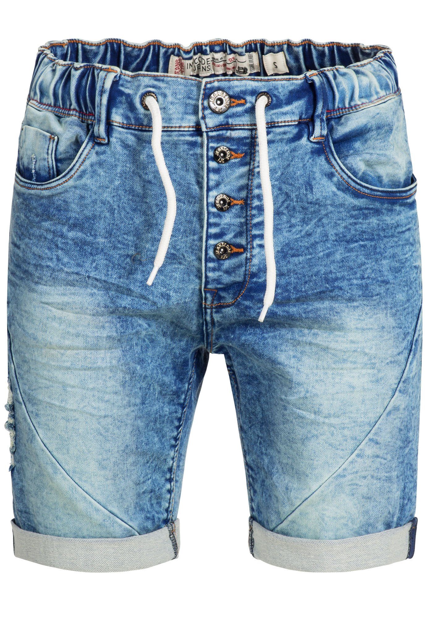 Indicode Jeansshorts Piano Trendige Herren Jogger günstig online kaufen