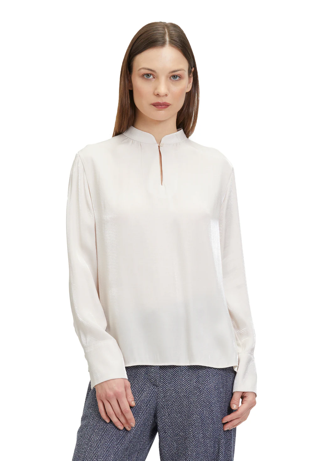 Betty&Co Schlupfbluse "Betty & Co Damen Schlupfbluse mit Raffung" günstig online kaufen