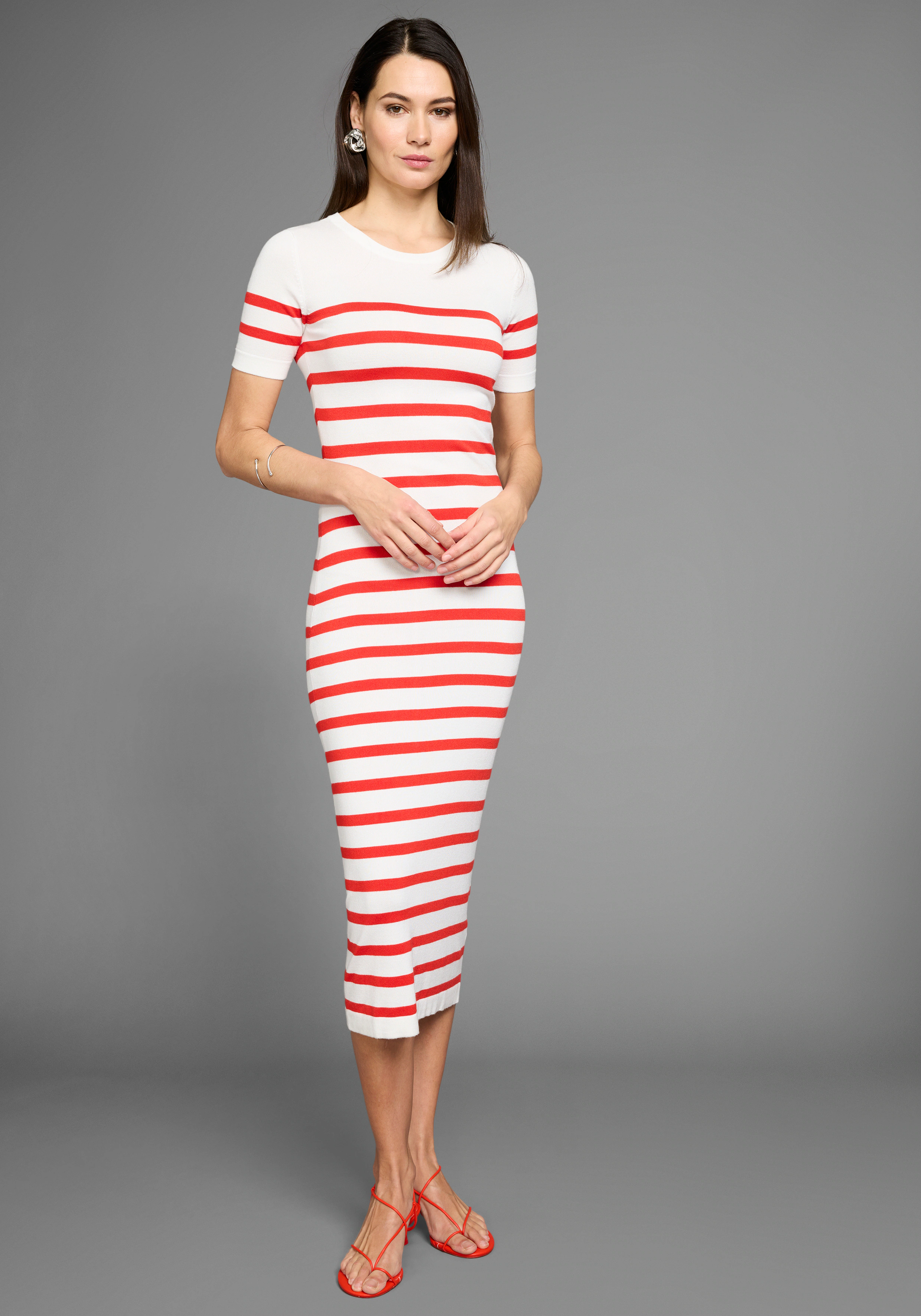 HECHTER PARIS Strickkleid, mit Streifen günstig online kaufen