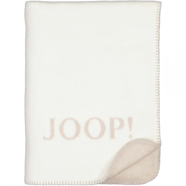 JOOP! Wohndecke Uni-Doubleface - Größe: 150x200 cm - Farbe: Ecru-Feder günstig online kaufen