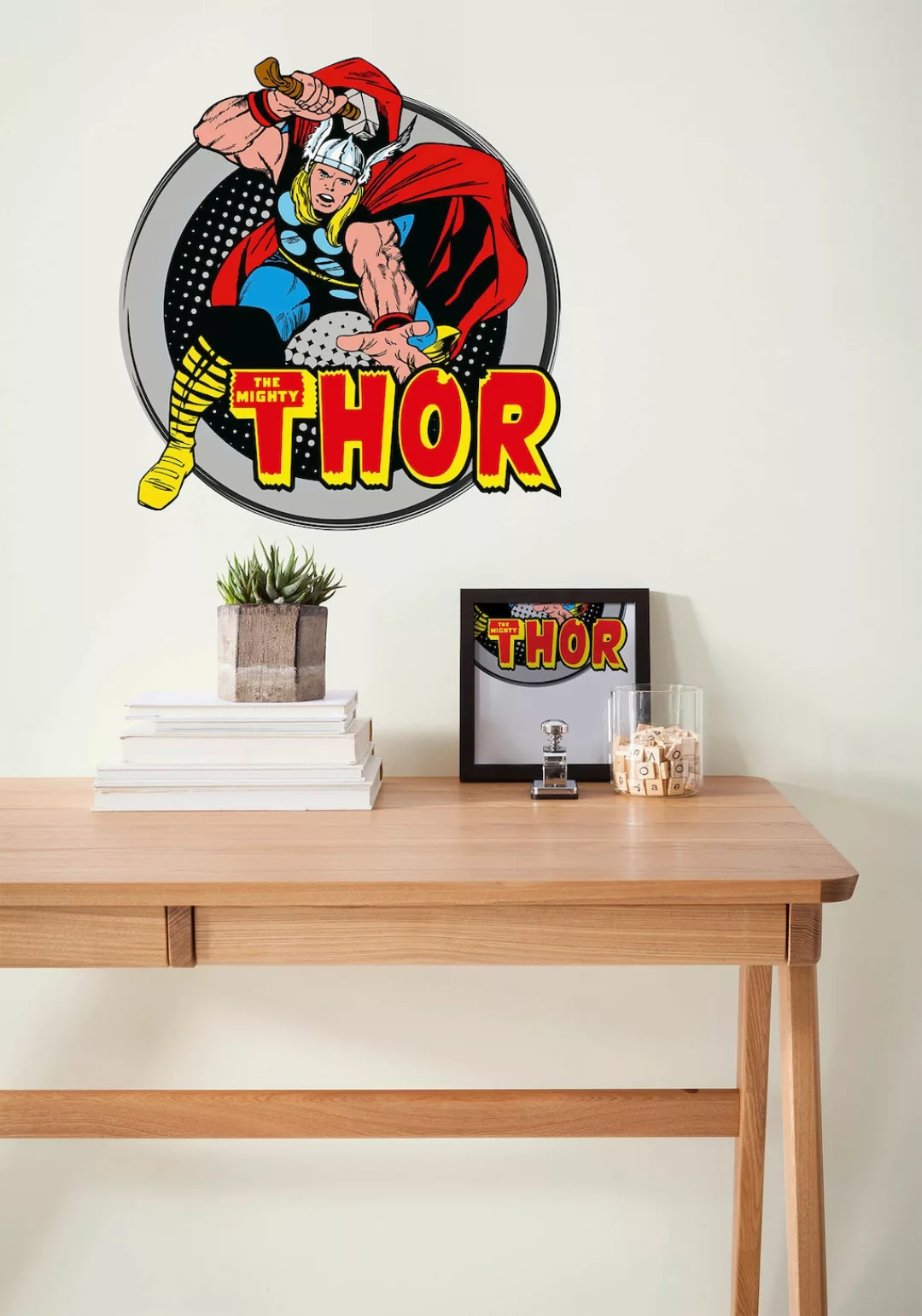 KOMAR Wandtattoo - Thor Comic Classic  - Größe 50 x 70 cm mehrfarbig Gr. on günstig online kaufen