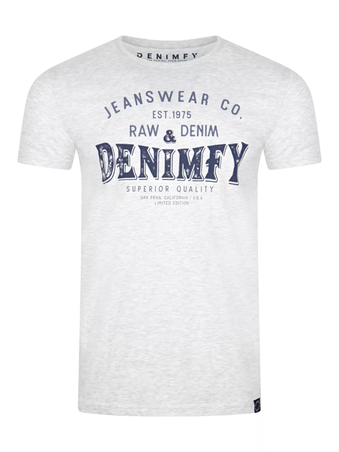 DENIMFY Tshirt Herren Baumwolle Regular Fit DFNuri 4er Pack Set günstig online kaufen