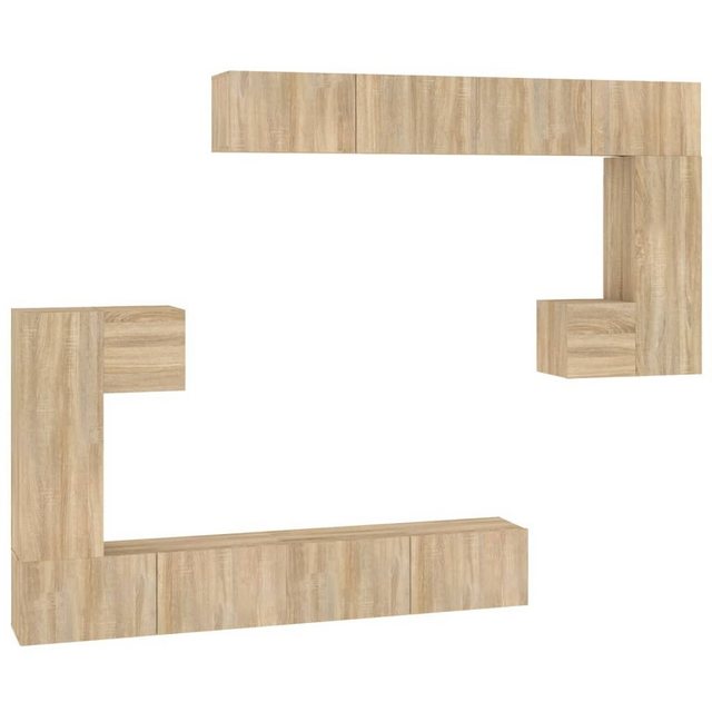 furnicato TV-Schrank TV-Wandschrank Sonoma-Eiche Holzwerkstoff (1-St) günstig online kaufen