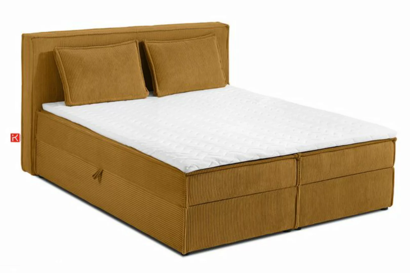 KONSIMO Boxspringbett ROTI Kontinentalbett, inkl. Matratze und Kaltschaum T günstig online kaufen