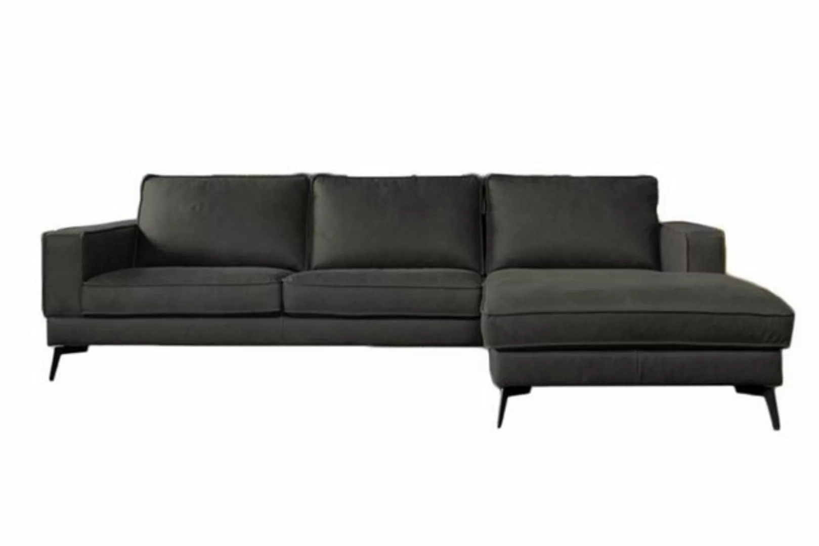 KAWOLA Ecksofa BLOOM, Leder Recamiere rechts od. links versch. Farben günstig online kaufen