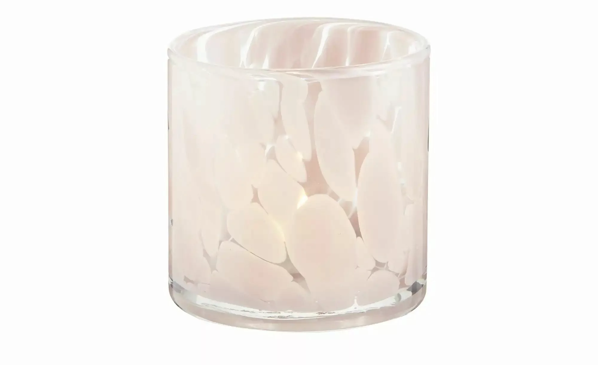 Teelichtglas   ¦ rosa/pink ¦ Glas ¦ Maße (cm): H: 10  Ø: 10 Accessoires > K günstig online kaufen