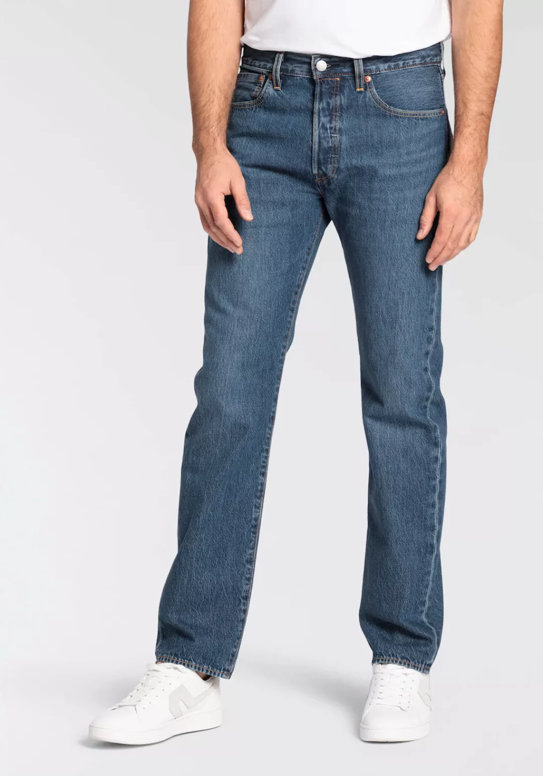 Levi's® Straight-Jeans 501 LEVI'S ORIGINAL mit Markenlabel günstig online kaufen