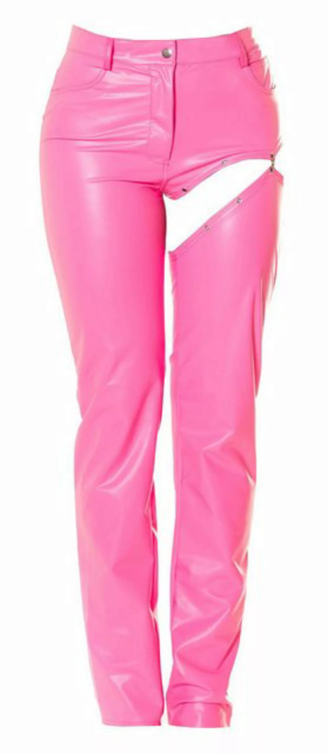 Koucla Treggings Wetlook Hose mit cut out günstig online kaufen