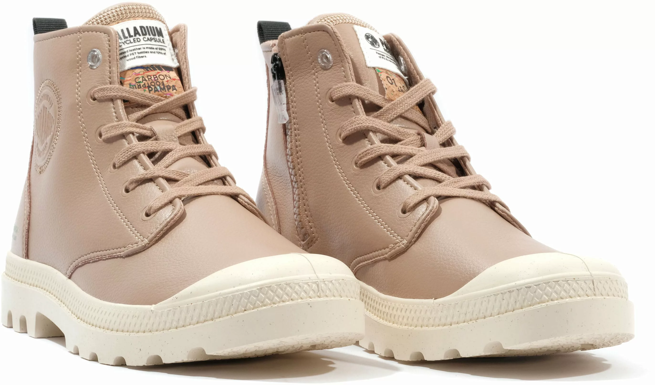 Palladium Schnürboots "PAMPA HI RE-VEGAN LTH" günstig online kaufen