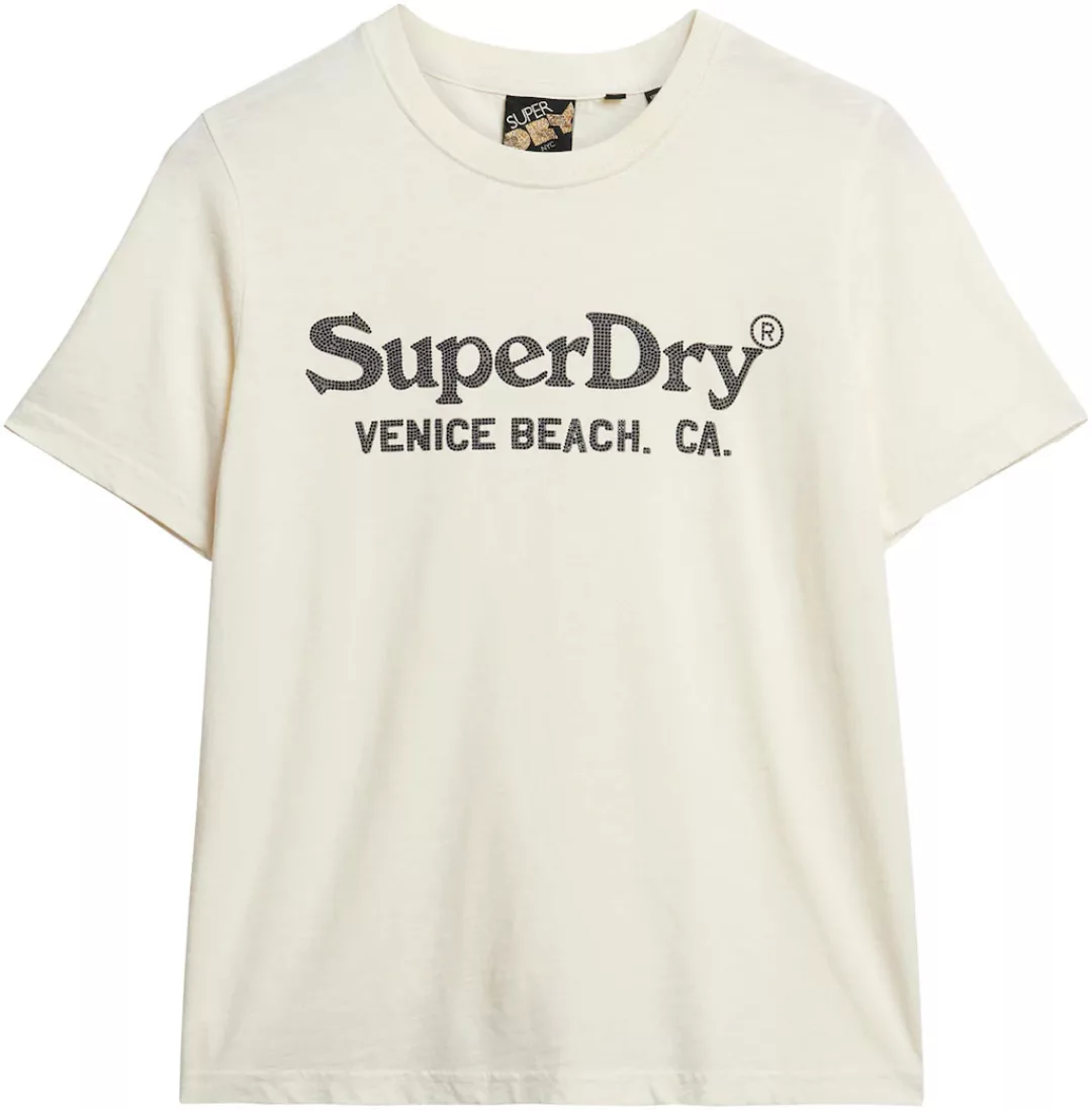 Superdry T-Shirt "METALLIC VENUE RELAXED TEE" günstig online kaufen