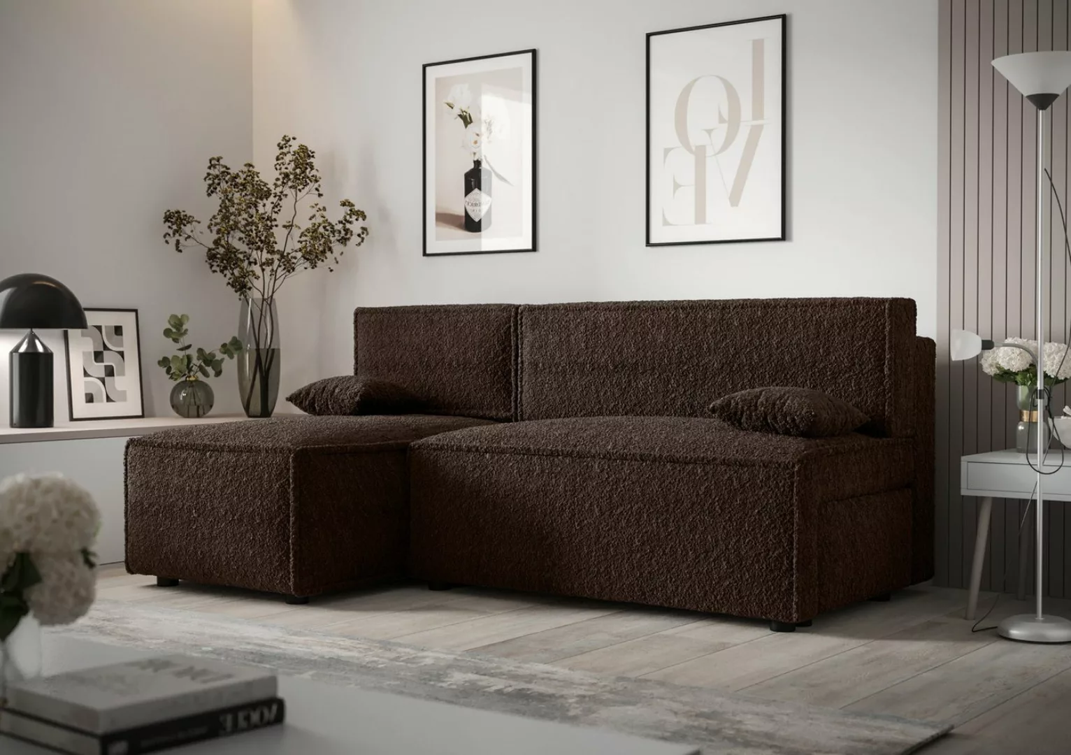 ALTDECOR Ecksofa MIR, Couch mit Schlaffunktion, Wohnzimmer - Wohnlandschaft günstig online kaufen