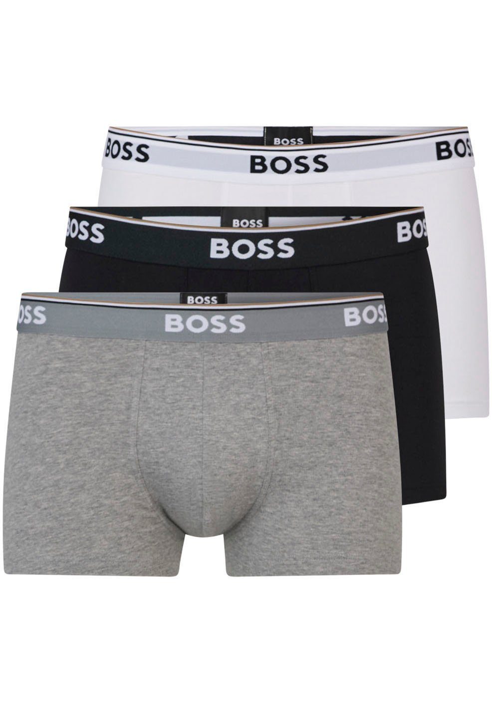 BOSS Boxer "TRUNK 3 PACK", (3 St.), BOSS Schriftzug auf dem Bund günstig online kaufen