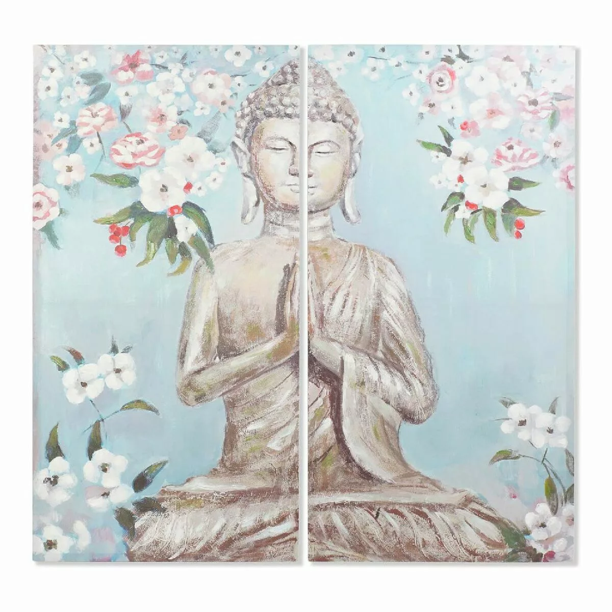 Bild Dkd Home Decor Cu-181694 Leinwand Buddha Orientalisch (140 X 3 X 140 C günstig online kaufen