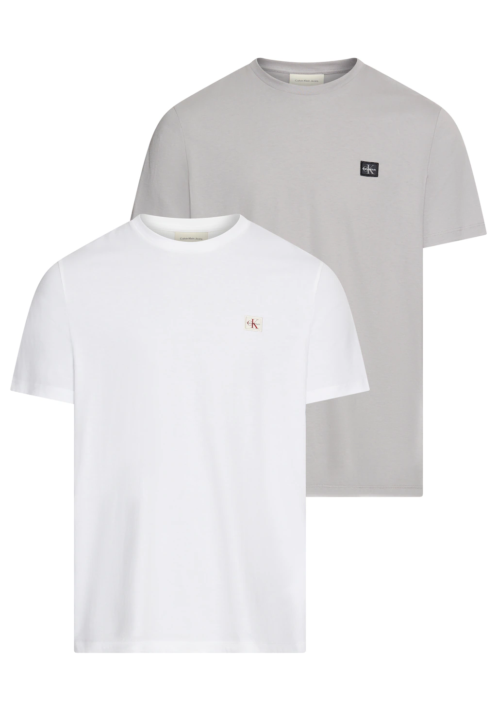 Calvin Klein Jeans T-Shirt "SS BADGE TEE 2 PACK", (Packung, 2er-Pack), Mit günstig online kaufen