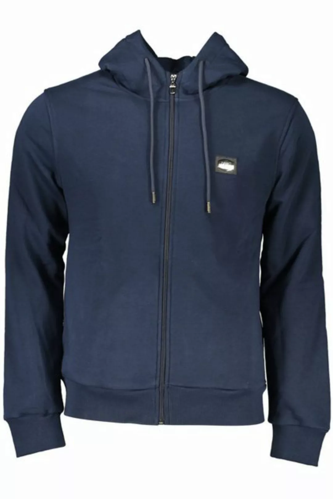 Cavalli Class Sweatshirt Blaue Herren-Jacke mit Kapuze und Reißverschluss - günstig online kaufen