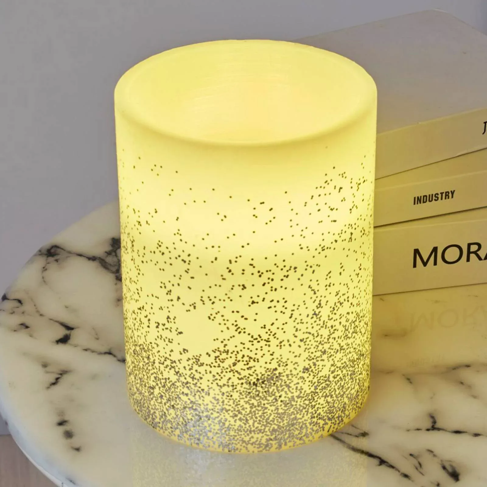 Pauleen Glowing Glitter BIG Candle LED-Kerze Wachs günstig online kaufen