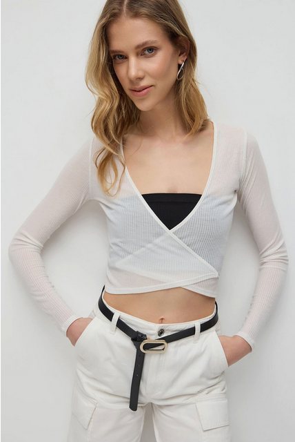 No Matter What Crop-Top Detail Crop Bluse günstig online kaufen