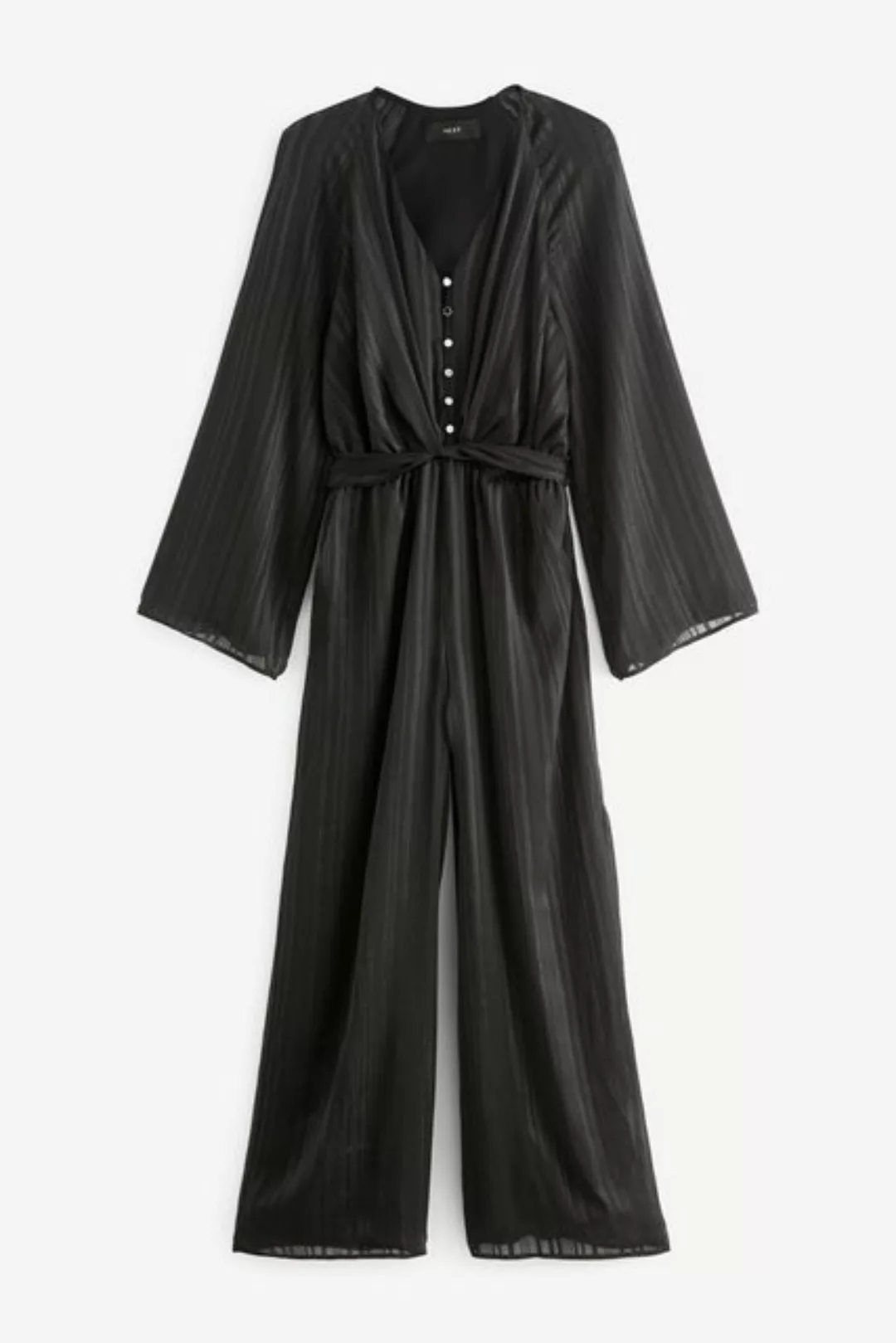 Next Jumpsuit Funkelnder Jumpsuit mit weitem Bein, Kurzgröße (1-tlg) günstig online kaufen