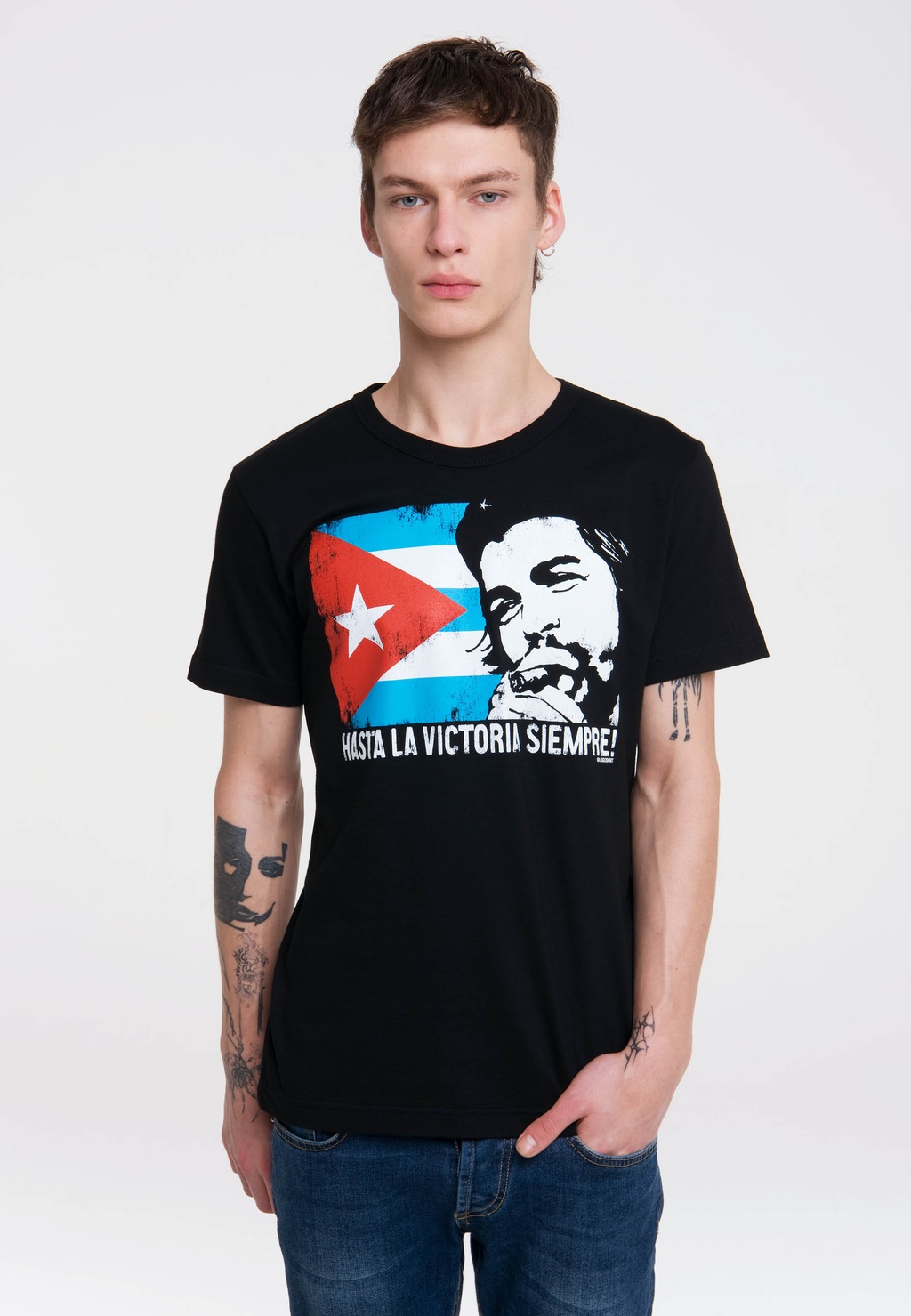 LOGOSHIRT T-Shirt "Che Guevara - Cuban Flag", mit lässigem Aufdruck günstig online kaufen