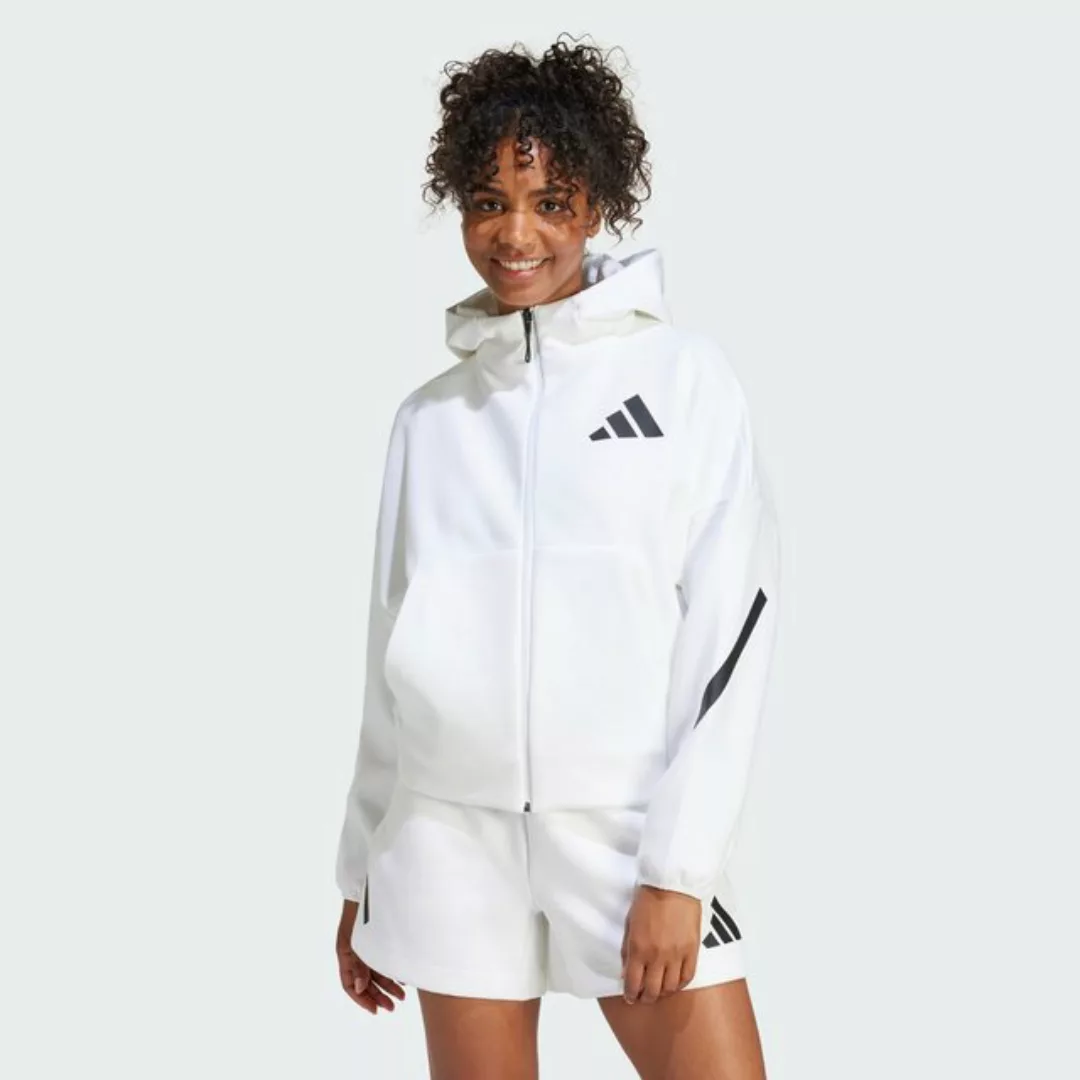 adidas Sportswear Kapuzensweatshirt W Z.N.E. FZ WHITE günstig online kaufen