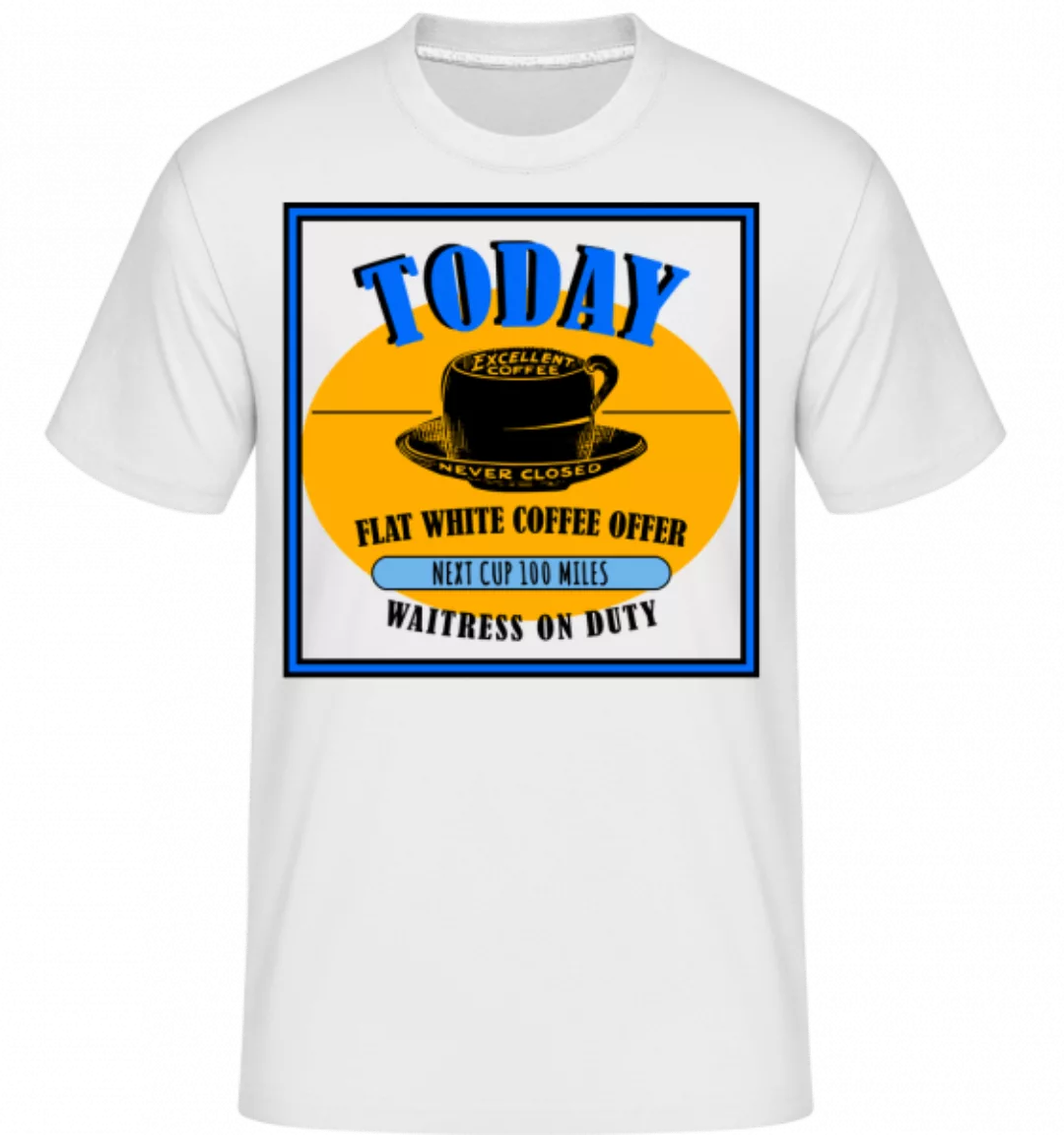 Flat White Coffee Offer · Shirtinator Männer T-Shirt günstig online kaufen