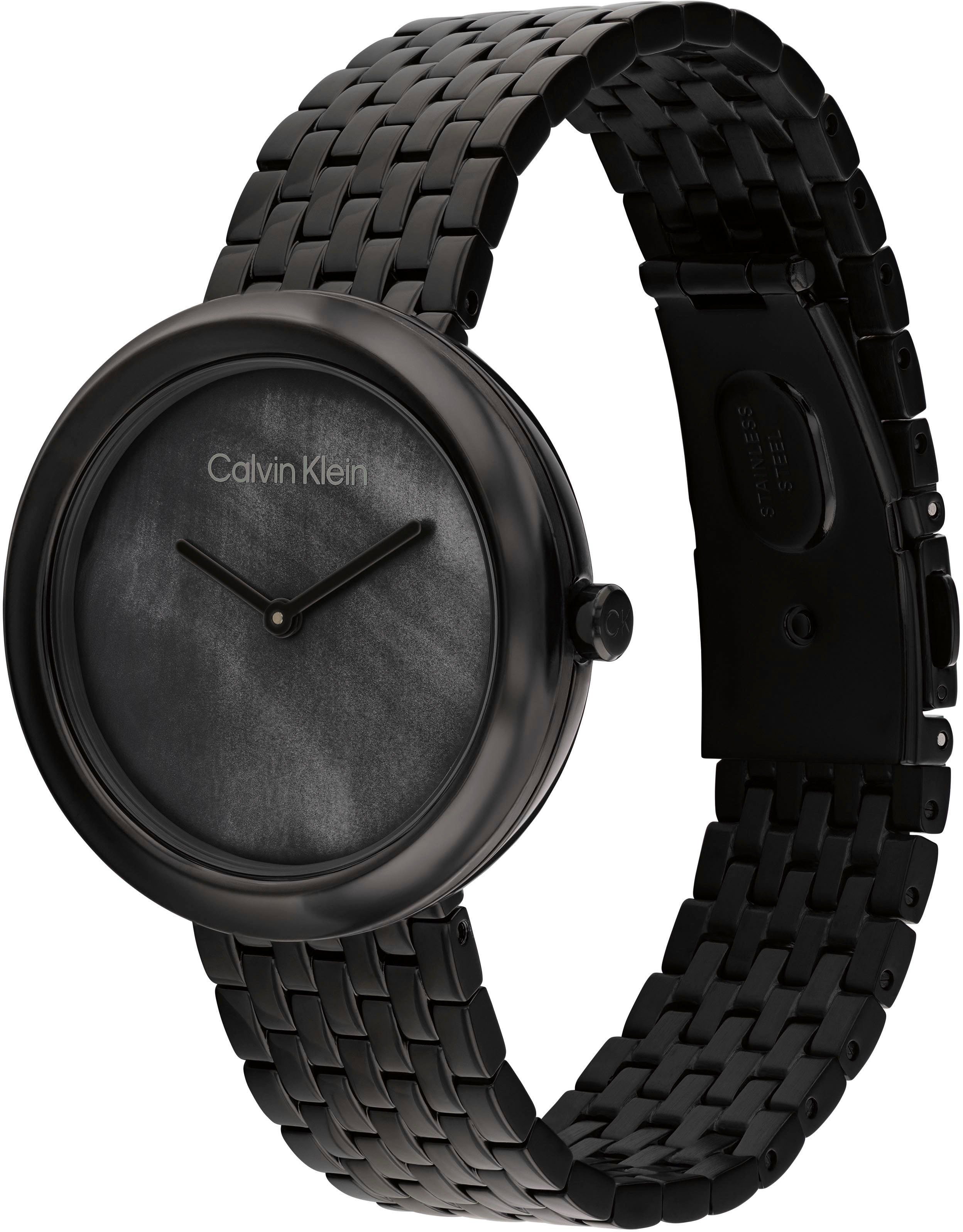 Calvin Klein Quarzuhr TWISTED BEZEL 25200323, günstig online kaufen