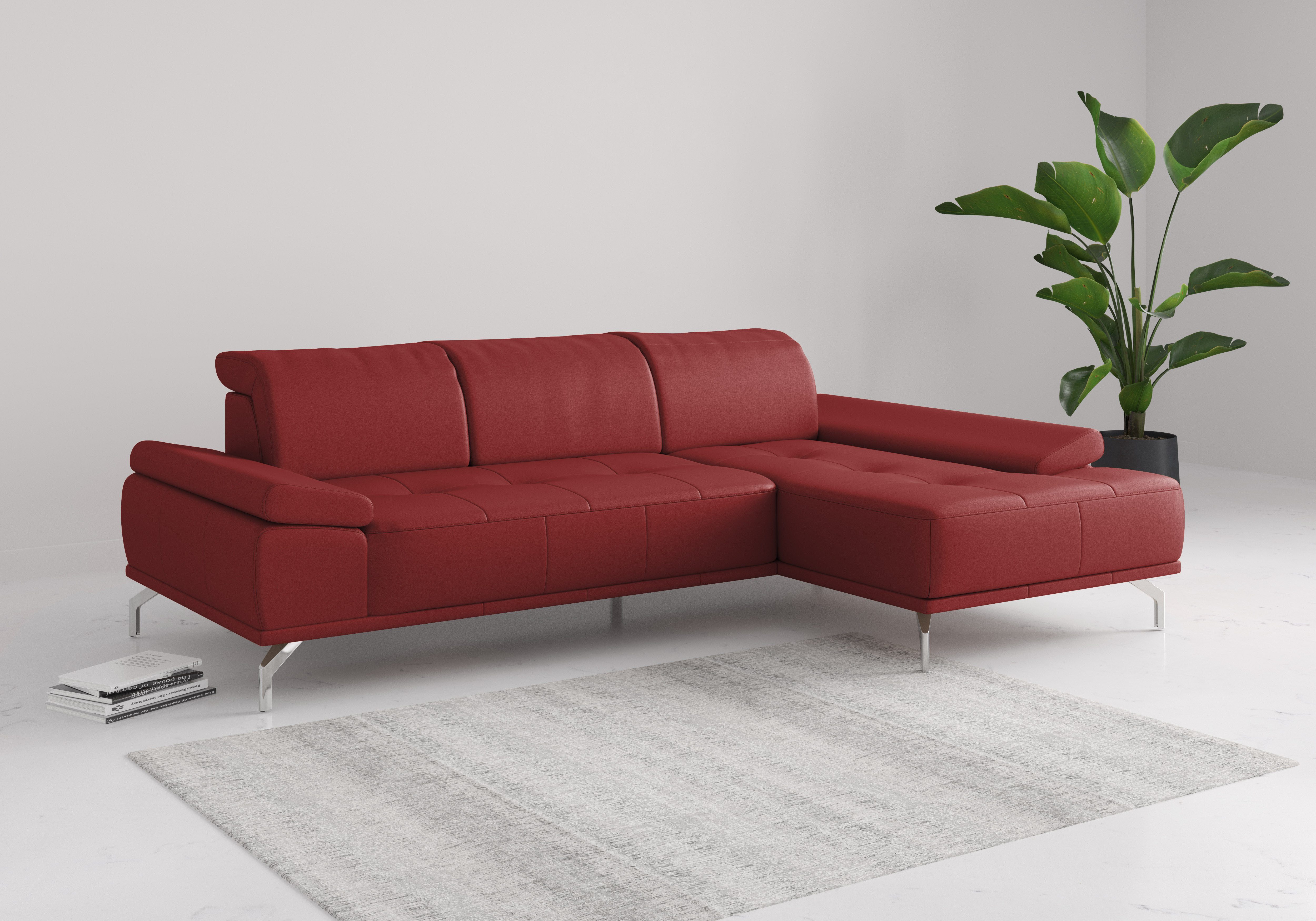 Places of Style Ecksofa "Caluna", Inkl.Sitztiefenverstellung, wahlweise mit günstig online kaufen