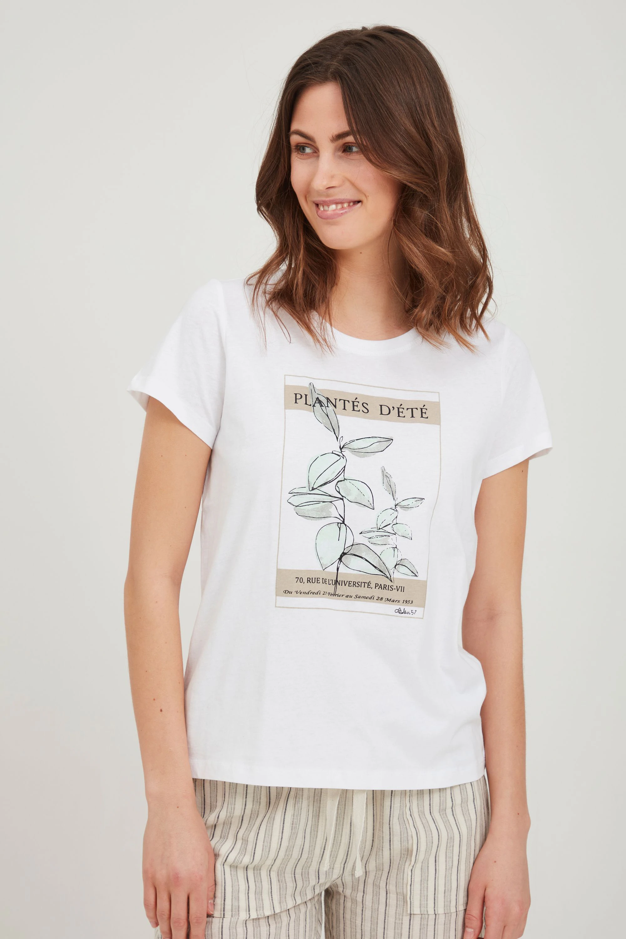 fransa T-Shirt "Fransa FRAmplant" günstig online kaufen