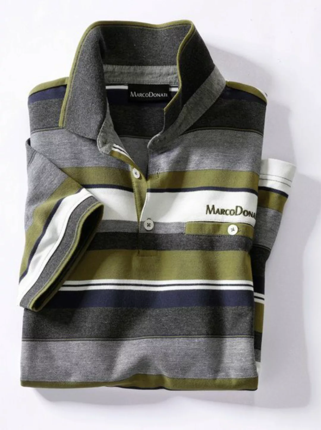 Marco Donati Poloshirt "Kurzarm-Shirt", (1 tlg.) günstig online kaufen