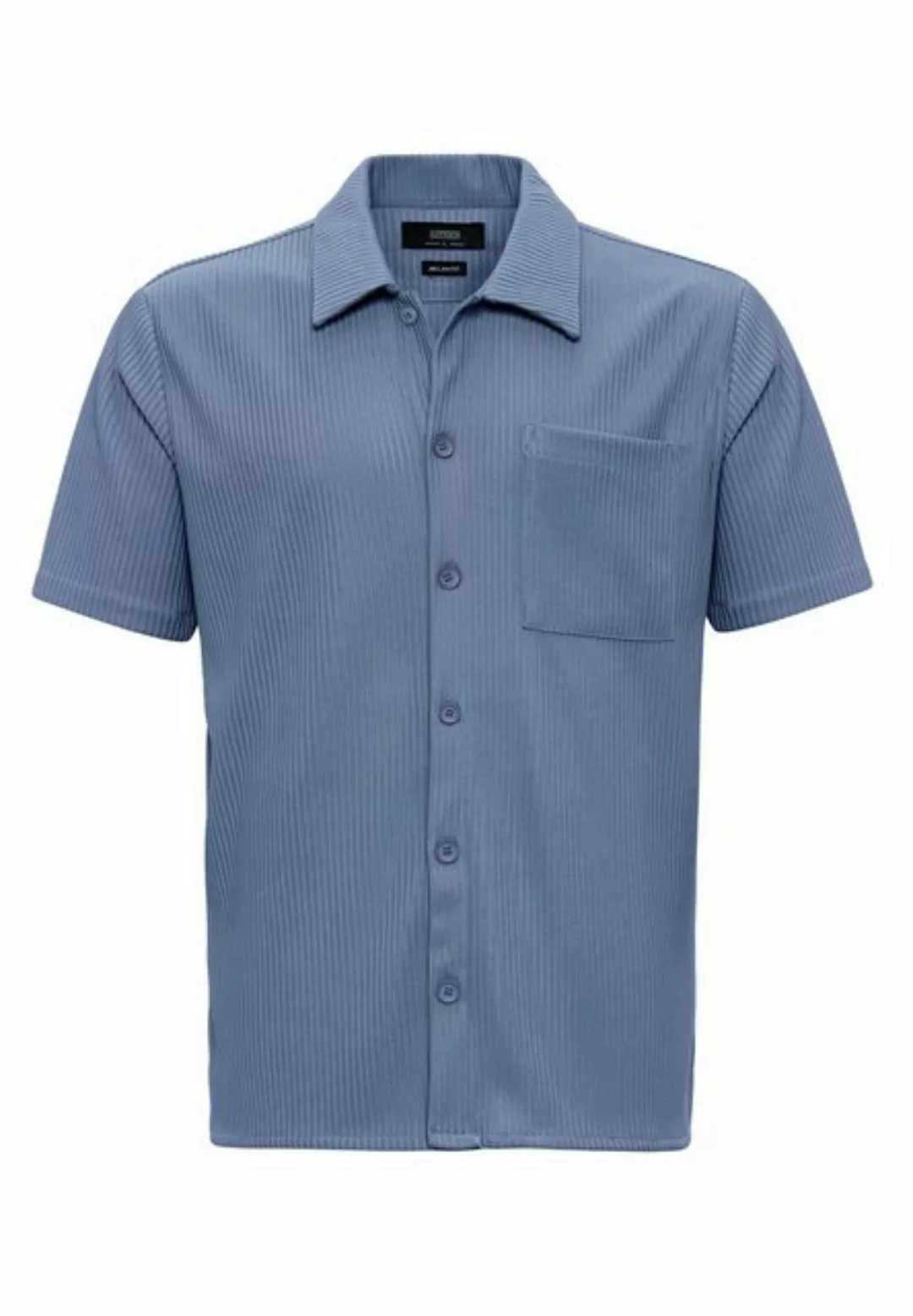 Antioch Blusenshirt Hargeisa - Short sleeved - Ribbed - Relax Fit günstig online kaufen