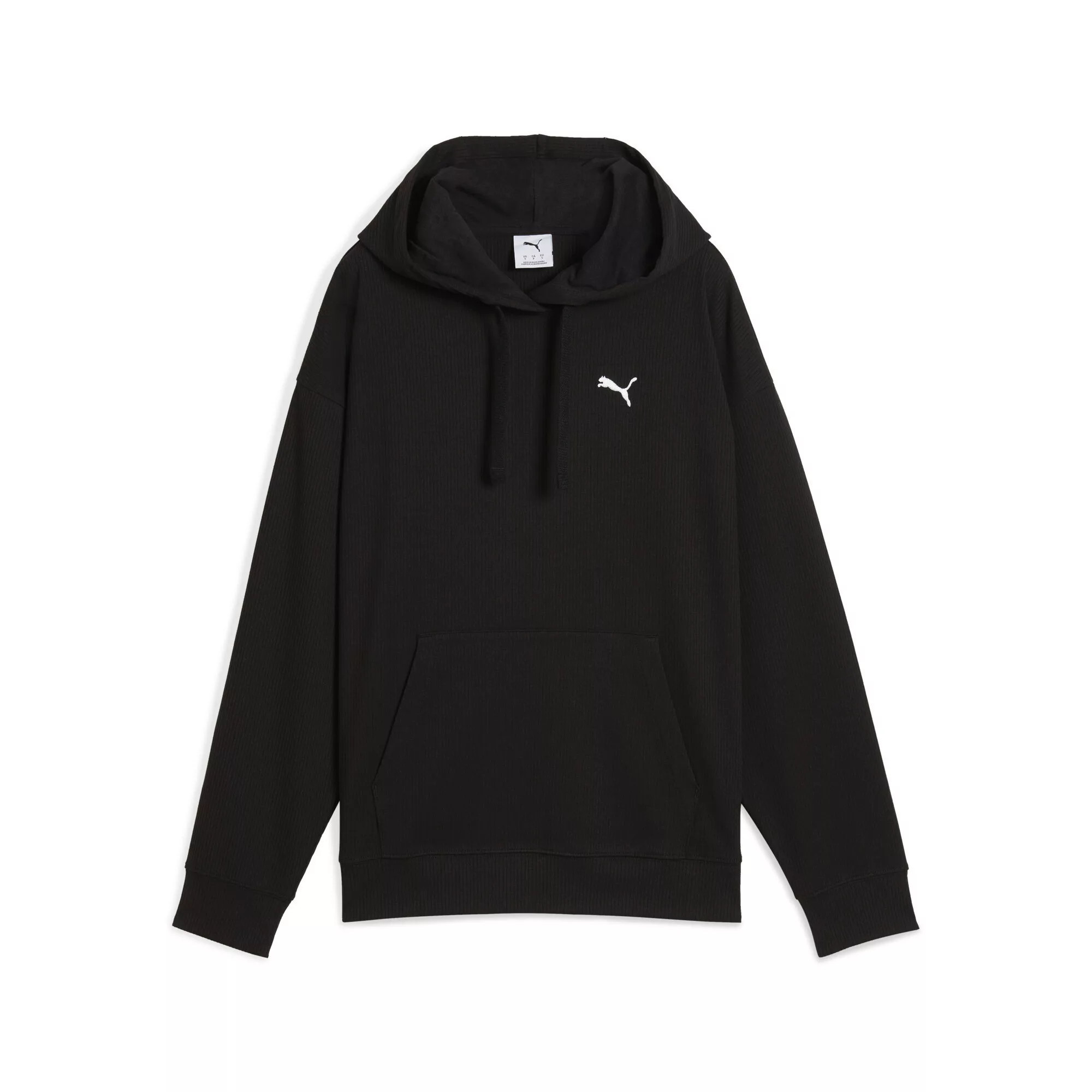 PUMA Hoodie "ESS ELEVATED Bequemer gerippter Hoodie Damen" günstig online kaufen