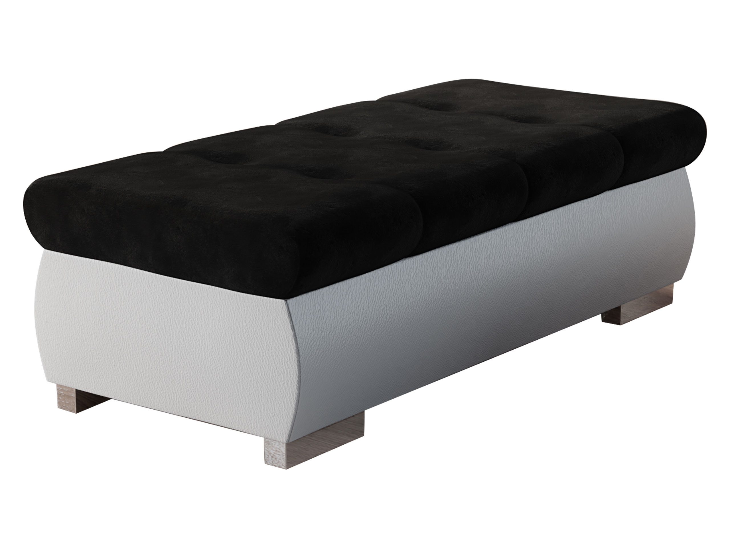 MIRJAN24 Polsterhocker Orkan Groß, Holzkonstruktion, 120x60x39 günstig online kaufen