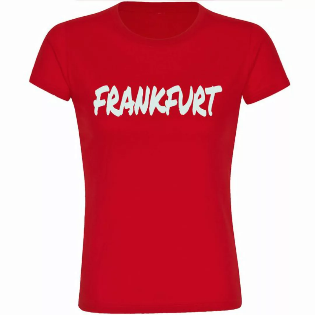 multifanshop T-Shirt Damen Frankfurt - Textmarker - Frauen günstig online kaufen