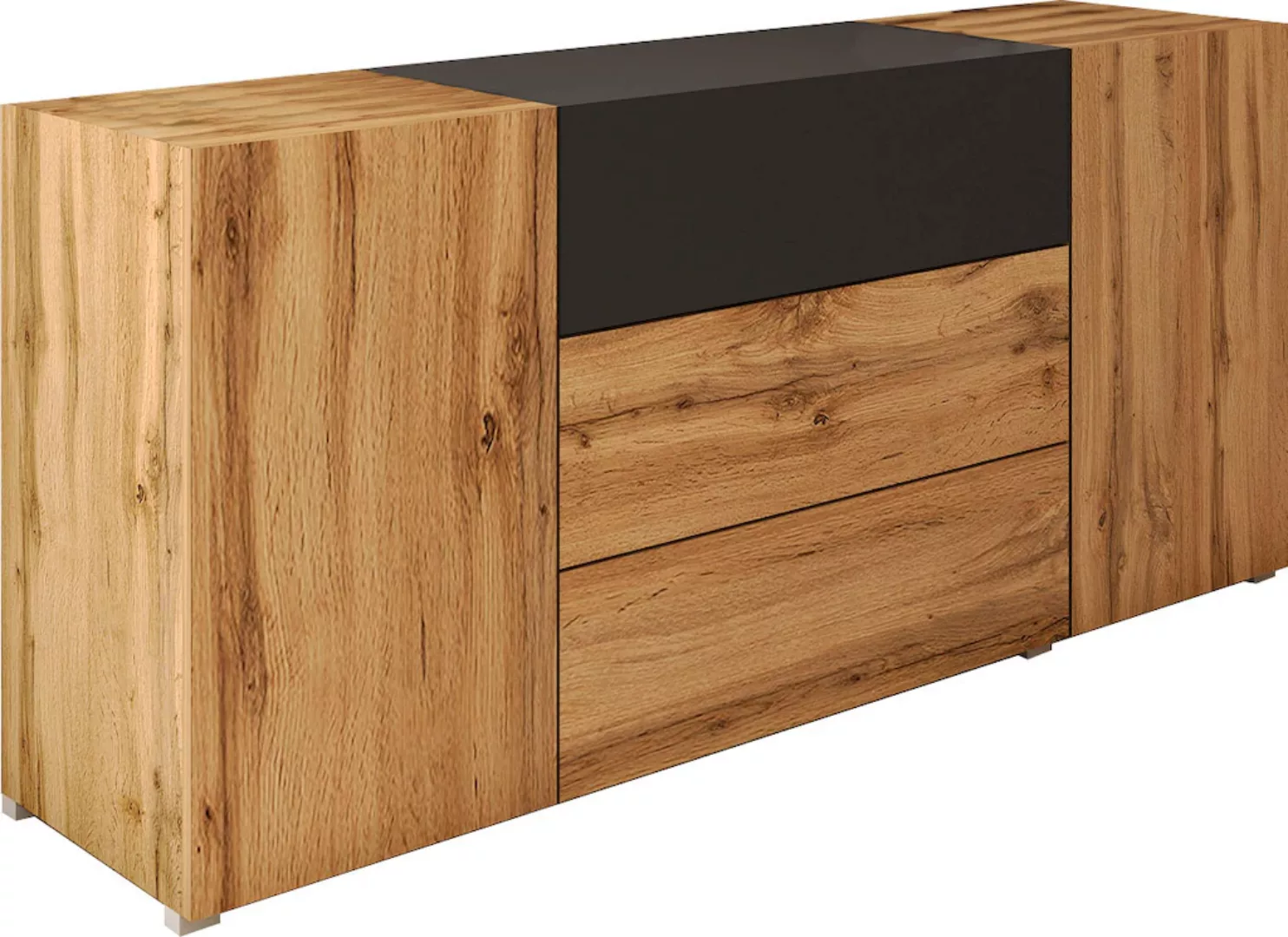 INOSIGN Sideboard "BERLIN", Moderne grifflose Kommode Breite 150 cm, 4 Schu günstig online kaufen