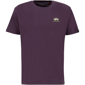 Alpha Industries  T-Shirts & Poloshirts Backprint T-Shirt - Plum günstig online kaufen