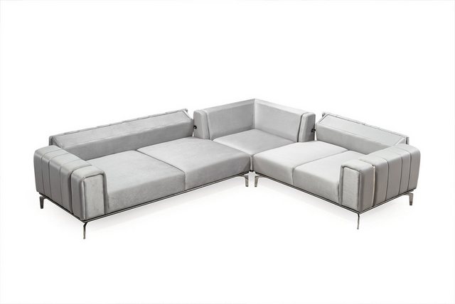 Viva Möbel Sofa EVA, Luxuriöses, elegantes Ecksofa mit optimaler Bequemlich günstig online kaufen