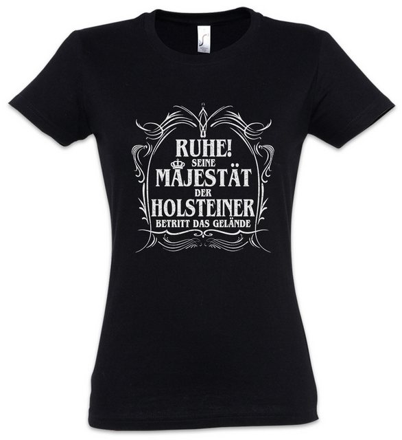 Urban Backwoods Print-Shirt Seine Majestät Der Holsteiner Damen T-Shirt Sch günstig online kaufen