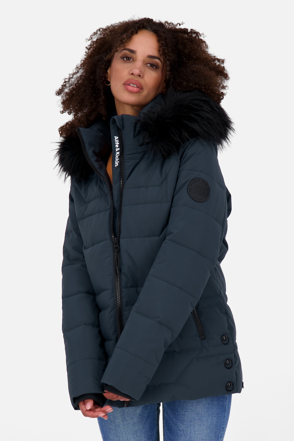 Alife & Kickin Winterjacke "Damen ZophiaAK A", leicht taillierter Passform, günstig online kaufen