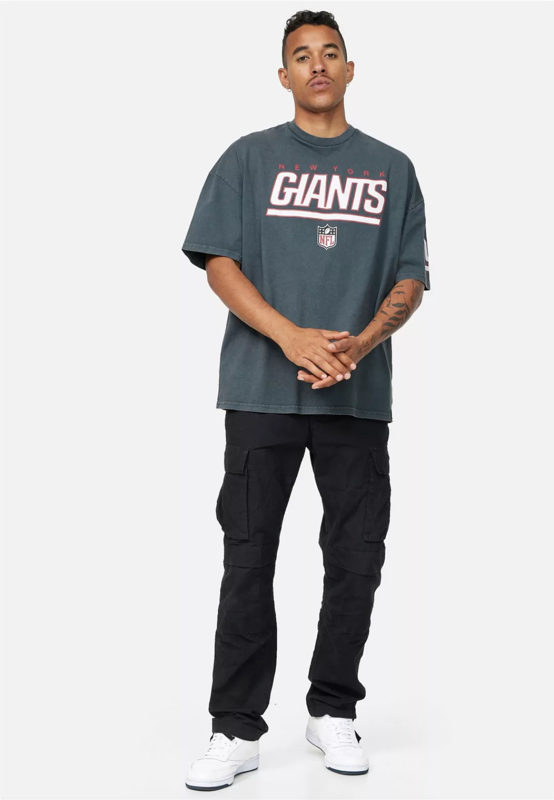 Recovered T-Shirt "NFL New York Giants Oversized Washed", im lockeren Schni günstig online kaufen