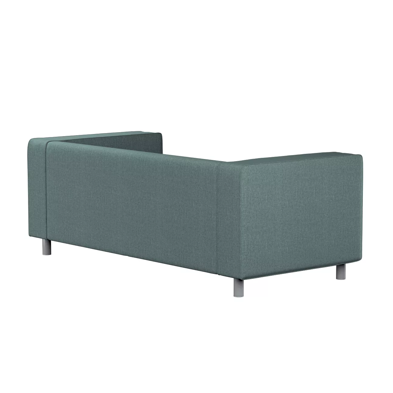 Bezug für Klippan 2-Sitzer Sofa, grau- blau, Sofahusse, Klippan 2-Sitzer, C günstig online kaufen