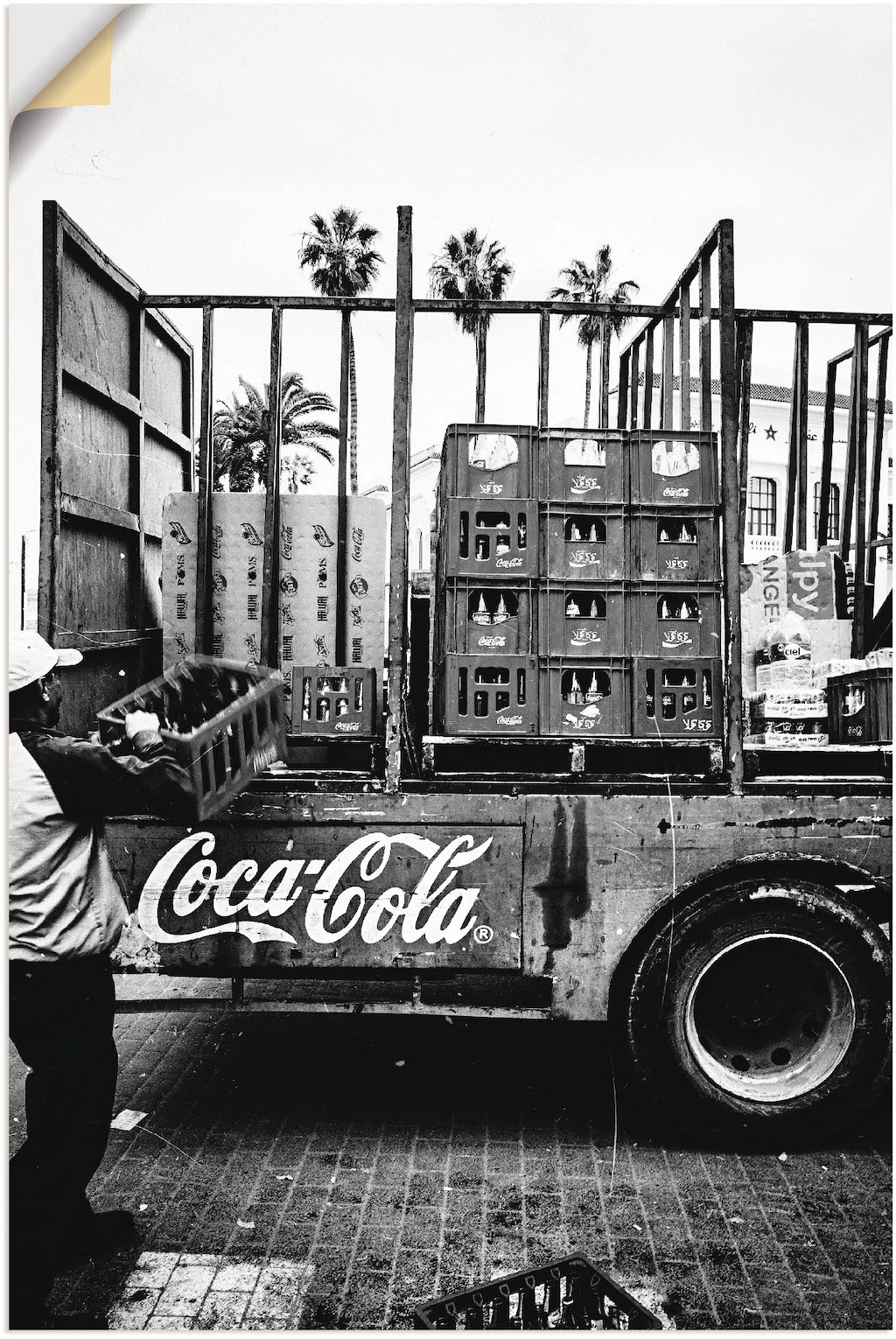 Artland Wandbild »CocaCola-LKW in El Jadida - Marokko«, Auto, (1 St.), als günstig online kaufen
