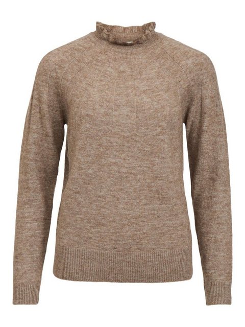 Vila Strickpullover Dua (1-tlg) Rüschen günstig online kaufen