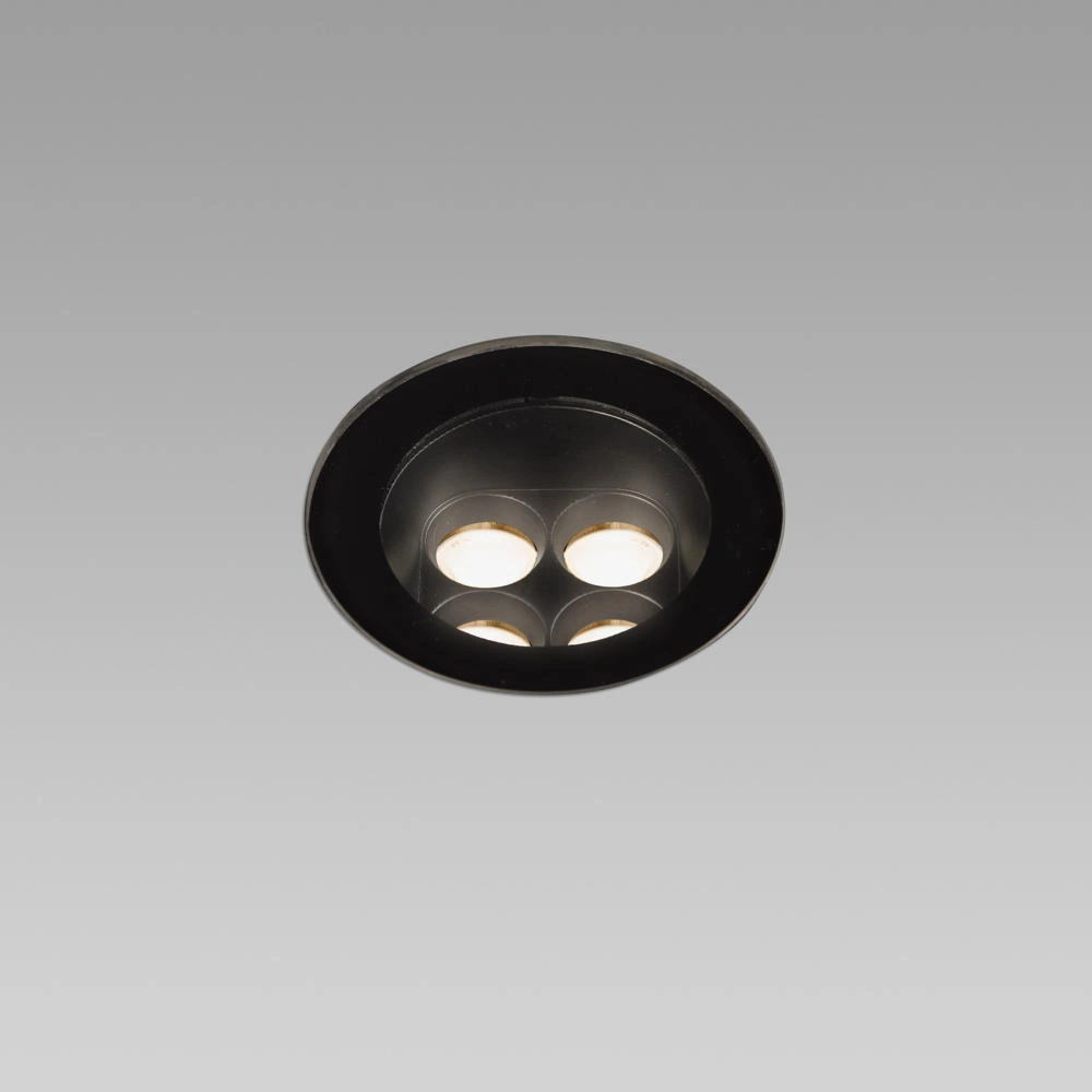 LED Bodeneinbauleuchte Tras in Schwarz-matt und Transparent 8W 924lm IP67 günstig online kaufen