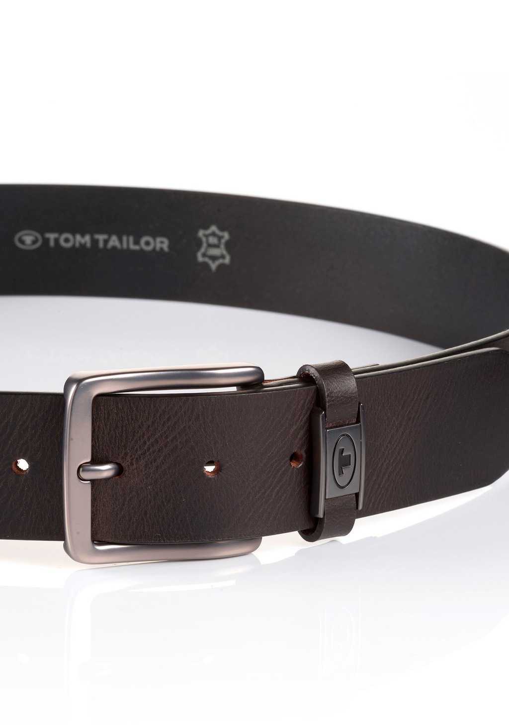 TOM TAILOR Ledergürtel "TTJULIAN", 4 cm breiter Herrengürtel, ideal zu Jean günstig online kaufen