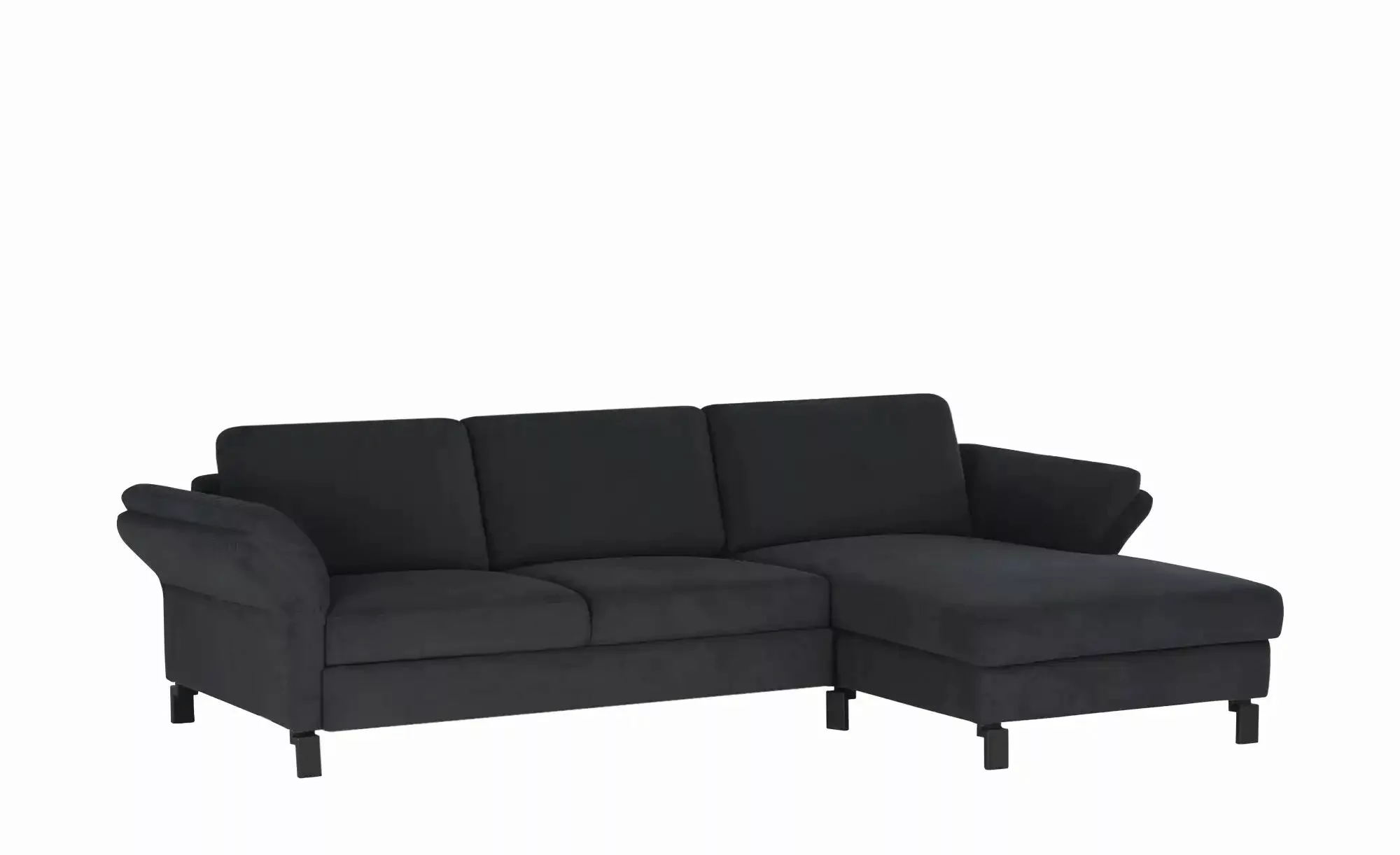 Ecksofa  Medium ¦ schwarz ¦ Maße (cm): B: 250 H: 78 T: 162 Polstermöbel > S günstig online kaufen