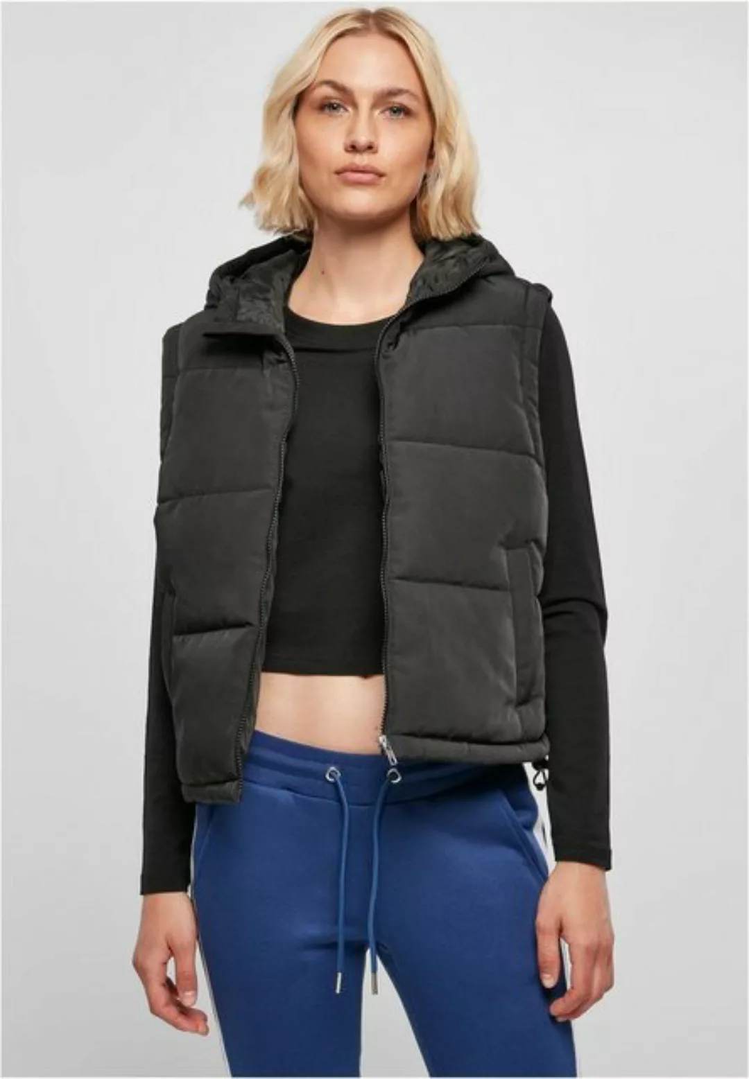 URBAN CLASSICS Jerseyweste "Damen Ladies Recycled Twill Puffer Vest", (1 tl günstig online kaufen