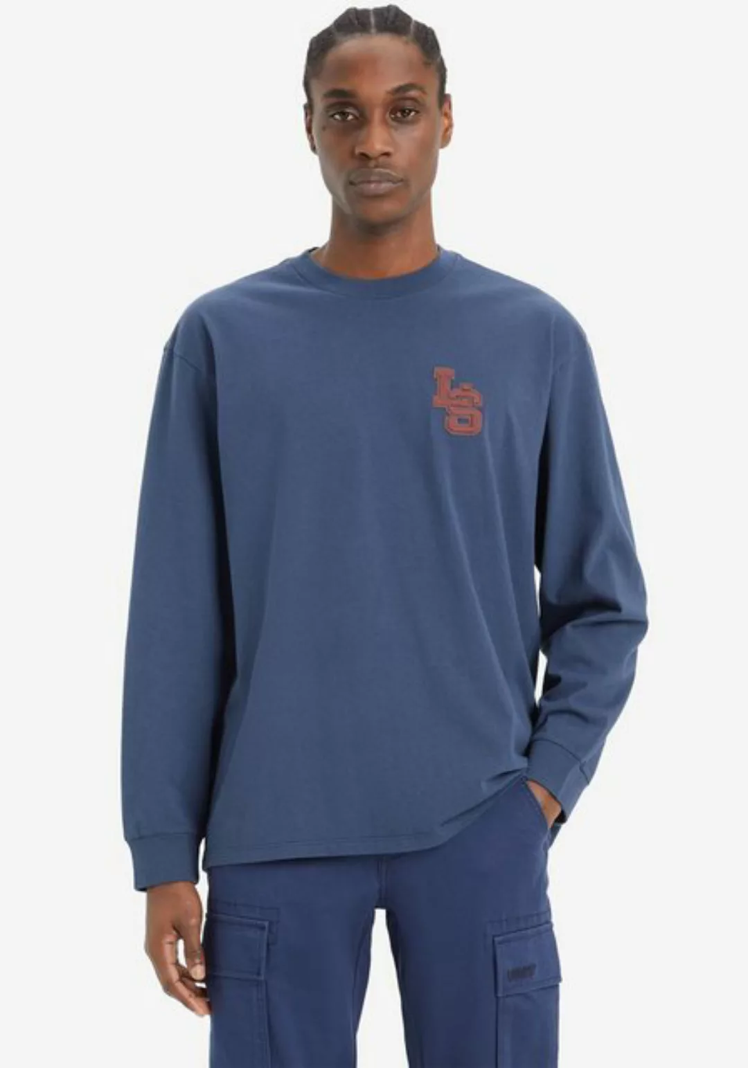 Levi's® Langarmshirt LS CLASSIC RELAXED TEE mit Letterprint/Stickerei auf d günstig online kaufen