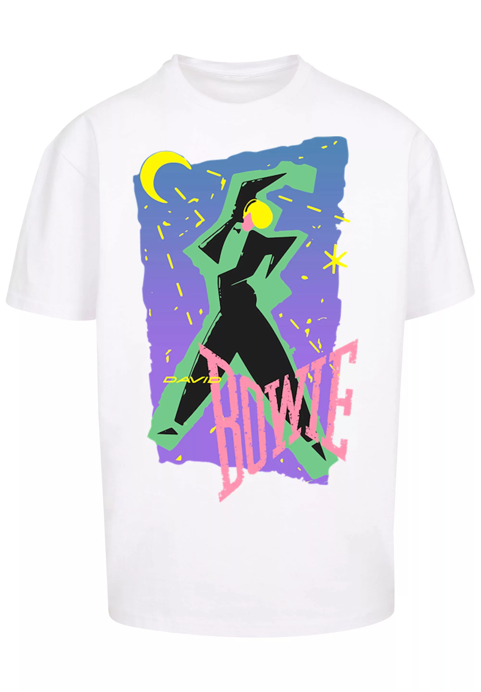 F4NT4STIC T-Shirt "David Bowie Rock Music Band Moonlight Dance" günstig online kaufen