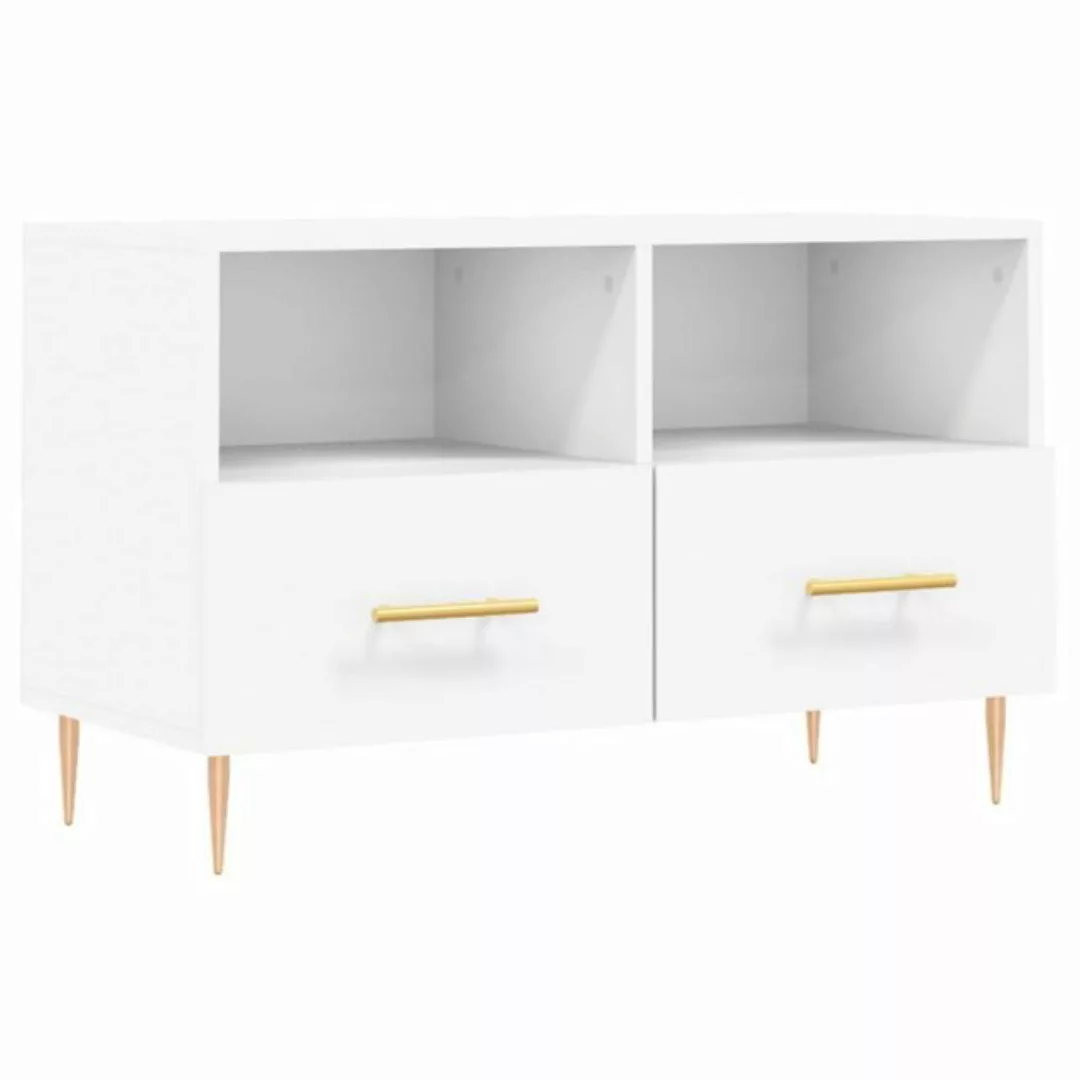 vidaXL TV-Schrank TV-Schrank Weiß 80x36x50 cm Spanplatte günstig online kaufen