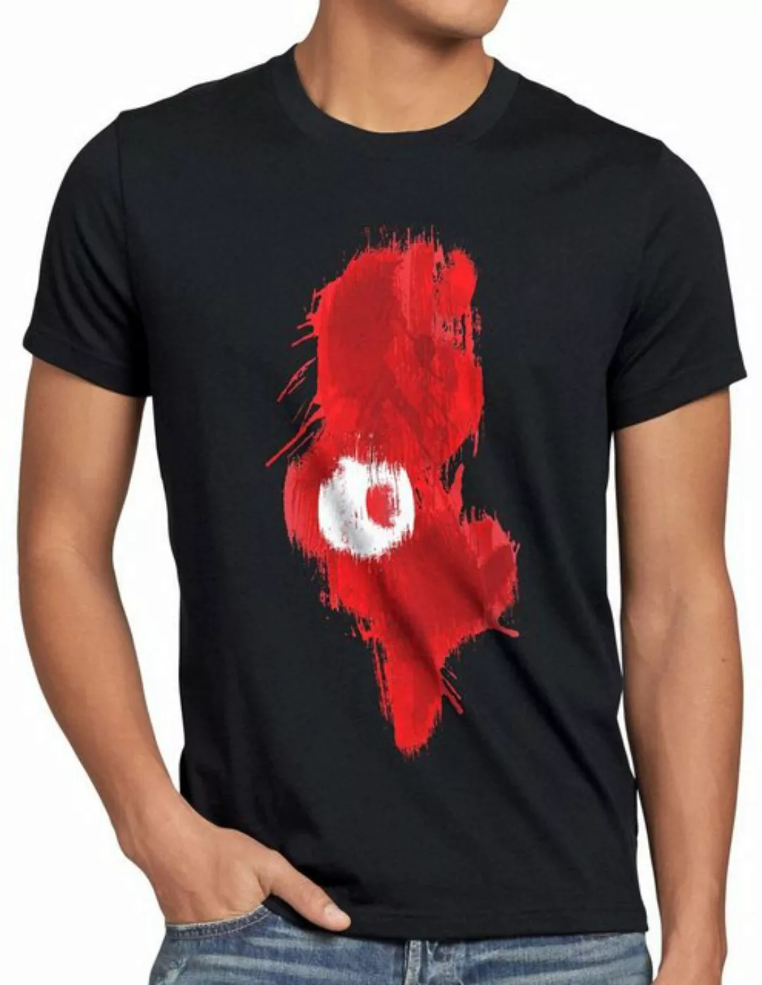 style3 Print-Shirt Herren T-Shirt Flagge Tunesien Fußball Sport Tunisia WM günstig online kaufen